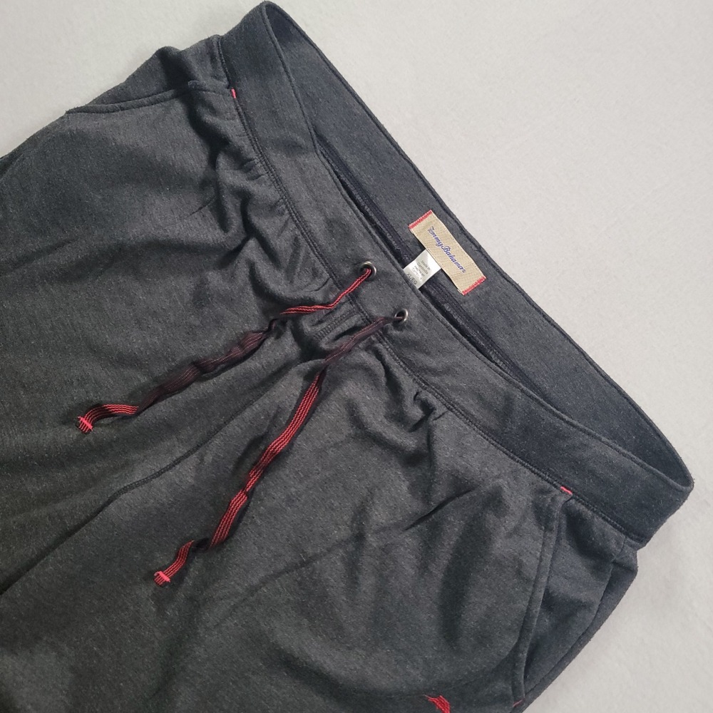 Tommy Bahama Lounge Pants Mens XL Dark Gray Heathered‎ Jersey Knit Relaxed